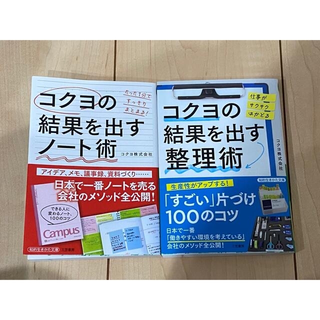 コクヨ(コクヨ)のコクヨの結果を出す整理術&ノート術 エンタメ/ホビーの本(その他)の商品写真