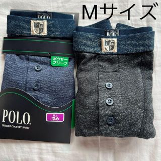 ポロクラブ(Polo Club)の未使用poloボクサーブリーフ　2枚　前あき前開き　M股上深め(ボクサーパンツ)