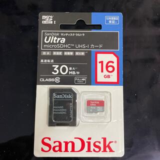 サンディスク(SanDisk)のSanDisk microSDHCカード SDSDQUL-016G-J35A(その他)