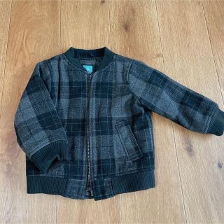 ベビーギャップ(babyGAP)のbabyGAP チェック ブルゾン 95cm(ジャケット/上着)