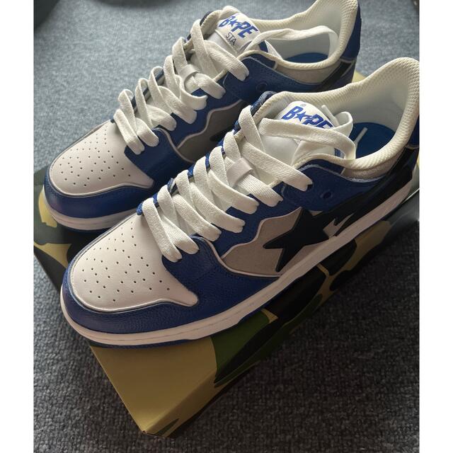 宇宙の香り BAPE SK8STA BLUE 新品 27.5cm(US9.5) 定価以下 - スニーカー