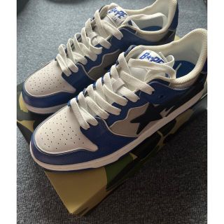 アベイシングエイプ(A BATHING APE)のBAPE SK8STA BLUE 新品　27.5cm(US9.5) 定価以下(スニーカー)