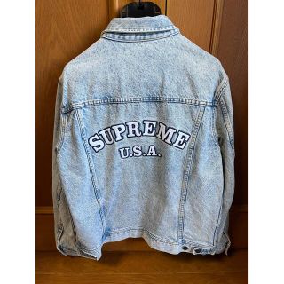 シュプリーム(Supreme)のsupreme denim trucker jacket デニム　JKT(Gジャン/デニムジャケット)