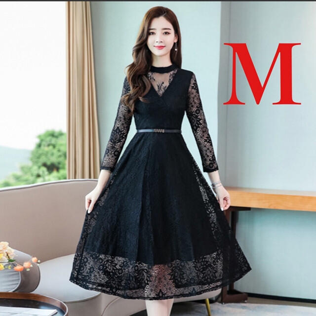 2極タイプ 韓国 レディース ワンピース 結婚式 お呼ばれ パーティ ドレス 黒 レース - 通販 - www.nautla.gob.mx