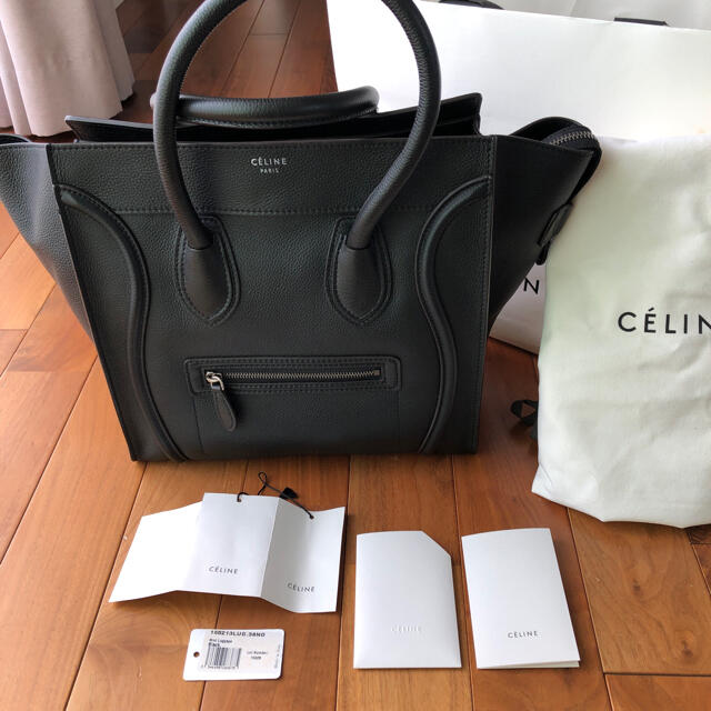 【極美品】CELINE ラゲージミニ Mini Luggageブラック セリーヌハンドバッグ