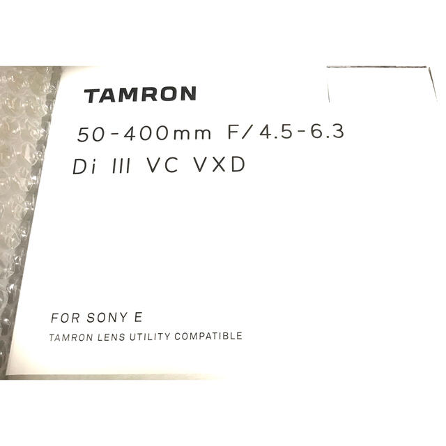 新品 タムロン 50 400 4.5 6.3 Di III A067