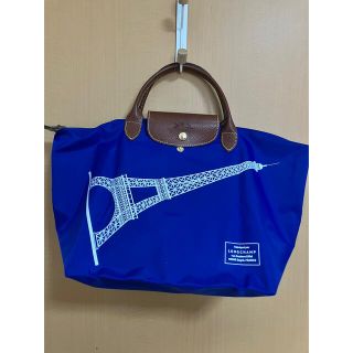 ロンシャン(LONGCHAMP)のLongchamp⭐︎ パリ限定＊エッフェル塔プリントバッグ♪(ハンドバッグ)