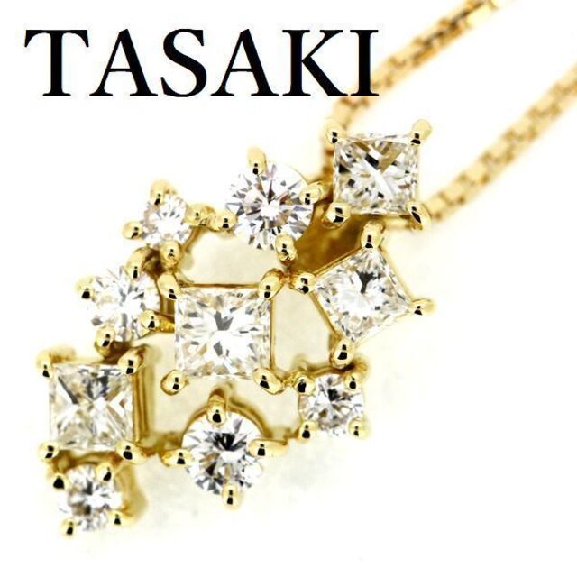 田崎真珠 TASAKI プリンセス ダイヤ 1.13ct ネックレス K18