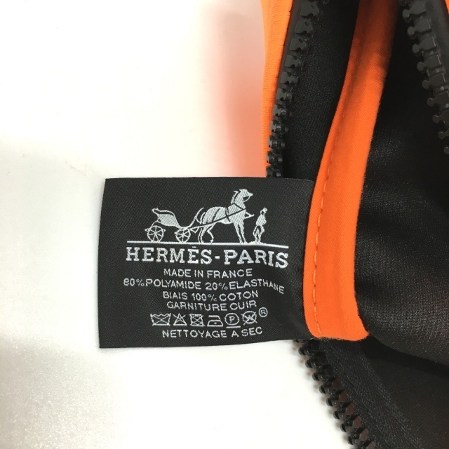 エルメス HERMES トゥルース フラット ネオバンPM レオパード 豹 ヒョウ クラッチバッグ カバン ポーチ ポリアミド ピンク 美品