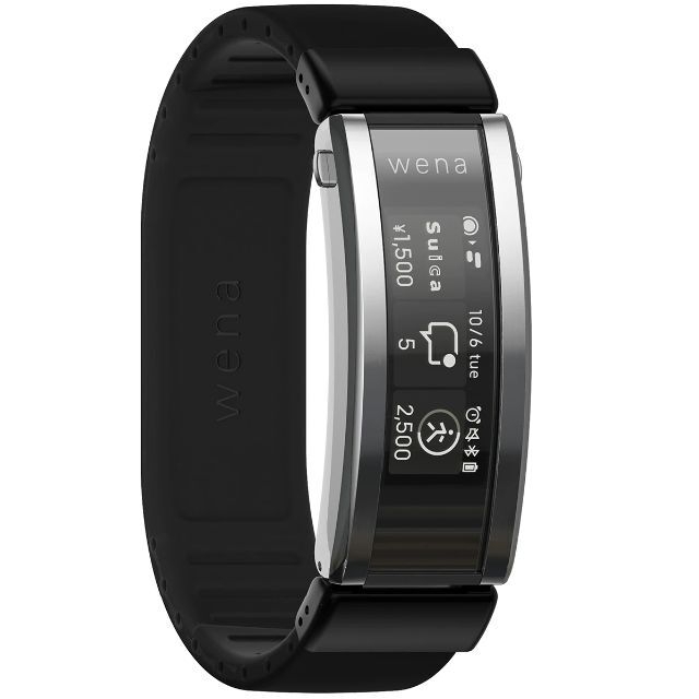 SONY(ソニー)のwena 3 rubber Black ｽﾏｰﾄｳｫｯﾁ WNW-A21A/B メンズの時計(腕時計(デジタル))の商品写真