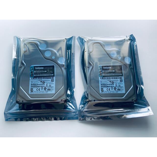 Lenovoサーバ 東芝製3.5 HDD 2TBx2(計4TB)