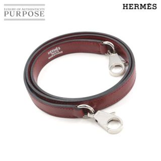 エルメス(Hermes)のエルメス HERMES ケリー ボリード ショルダー ストラップ ボックスカーフ レザー ルージュアッシュ シルバー 金具 90112947(その他)