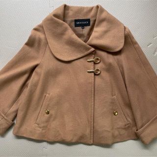 ミッシュマッシュ(MISCH MASCH)のミッシュ　マッシュ　キャメル　ショート　コート(ピーコート)