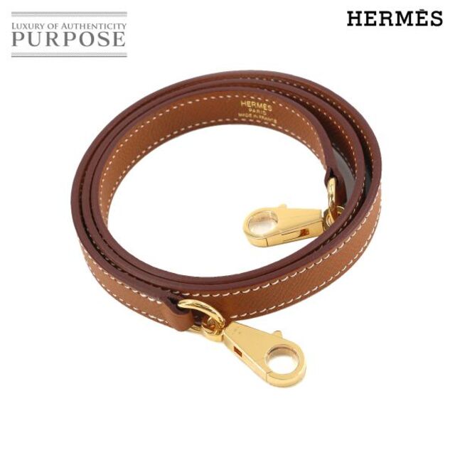 Hermes - 未使用 エルメス HERMES ケリー ボリード ショルダー ストラップ エプソン ゴールド 90117566