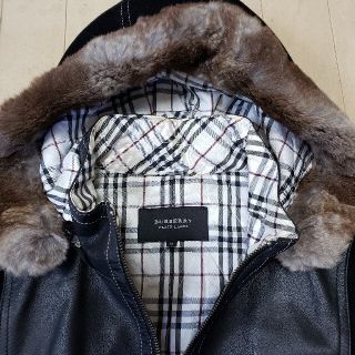 バーバリーブラックレーベル(BURBERRY BLACK LABEL)のバーバリージャケット(レザージャケット)