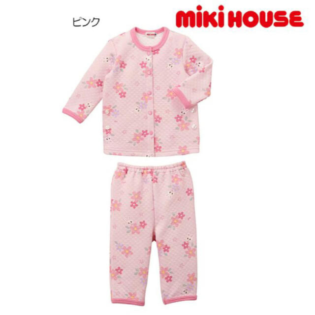 mikihouse(ミキハウス)のミキハウス　ダブルB パジャマ　セット 130 キッズ/ベビー/マタニティのキッズ服女の子用(90cm~)(パジャマ)の商品写真