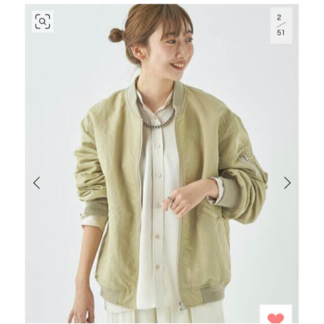 Plage 【R'IAM】MA-1 ma1 ベージュ 36サイズ Plage 【R'IAM】MA-1 ma1 ベージュ 36サイズ