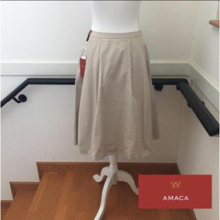 アマカ(AMACA)の*+amaca+* スカート(ひざ丈スカート)