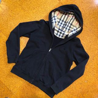 バーバリー(BURBERRY)のBURBERRY黒、キッズ160パーカー(ジャケット/上着)