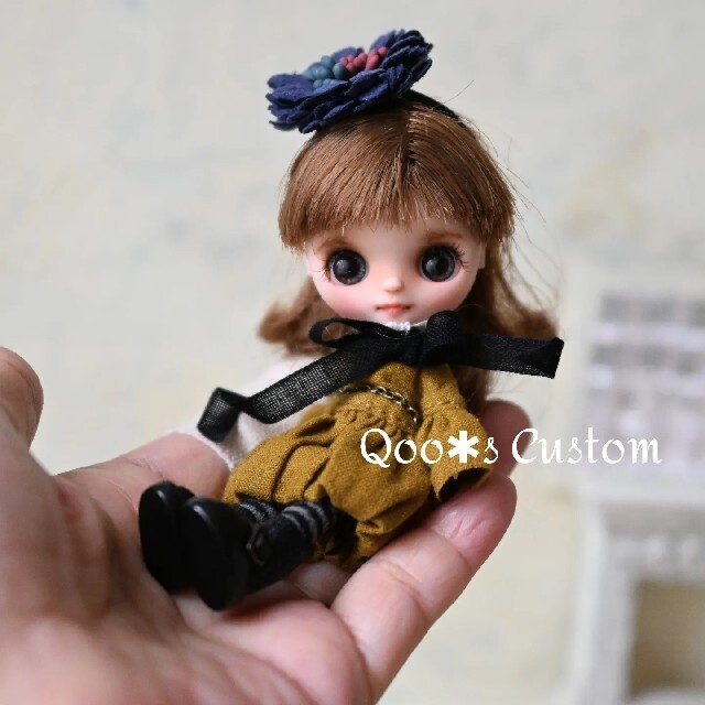 人形 Qoo✱s Custom カスタムプチブライス シャイベア