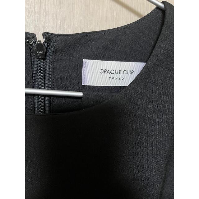 OPAQUE.CLIP(オペークドットクリップ)の値下げ！　オペークドットクリップ　ワンピース ドレス　M　結婚式ワンピース レディースのワンピース(ひざ丈ワンピース)の商品写真