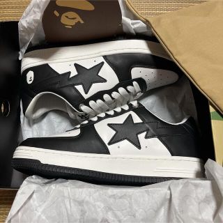 アベイシングエイプ(A BATHING APE)のAPE BAPE KAWS STA ベイプスタ　26cm sk8 ブラック(スニーカー)