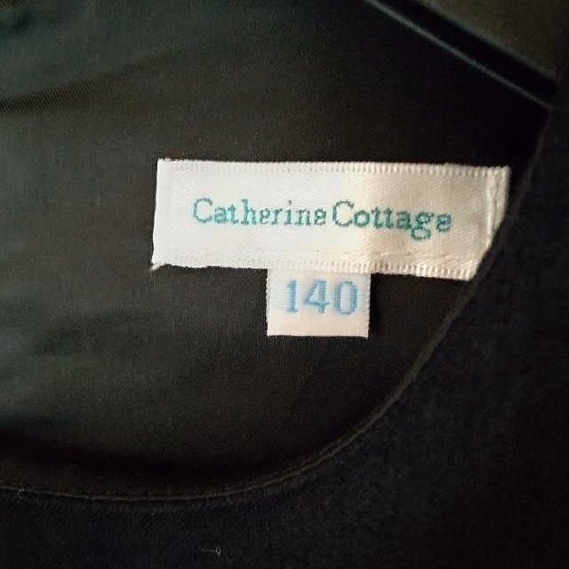 Catherine Cottage(キャサリンコテージ)のワンピース　黒　140 キッズ/ベビー/マタニティのキッズ服女の子用(90cm~)(ドレス/フォーマル)の商品写真