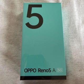 オッポ(OPPO)のOPPO Reno5 A eSIM A103OP アイスブルー(スマートフォン本体)