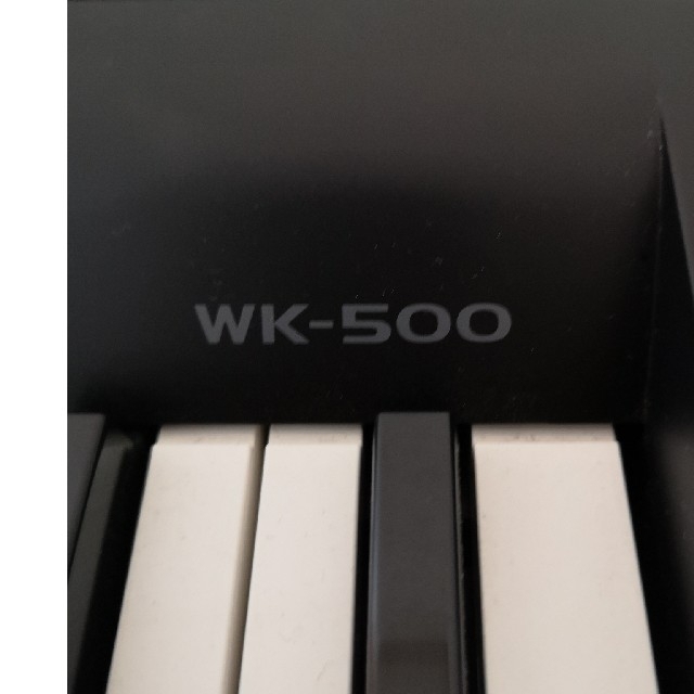 CASIO(カシオ)のCASIO  WK-500  電子キーボード(スタンド、椅子  付き)　送料込み 楽器の鍵盤楽器(キーボード/シンセサイザー)の商品写真