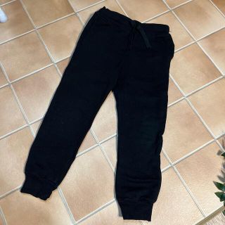 エイチアンドエム(H&M)の【120】H&Mブラックスウェットパンツ(パンツ/スパッツ)