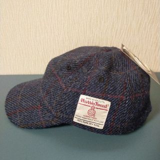 ハリスツイード(Harris Tweed)のハリスツイード キャップ ネイビー(キャップ)