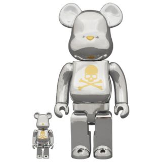 メディコムトイ(MEDICOM TOY)のBE@RBRICK mastermind JAPAN CHROME SILVER(その他)