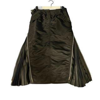 【未使用】sacai 22SS MA1サイドジッププリーツスカート