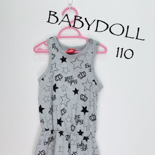 ベビードール(BABYDOLL)のBABYDOLL ベビードール　女の子　星柄　サロペット110(パンツ/スパッツ)