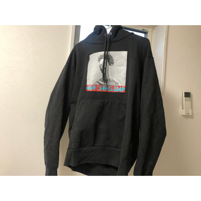 白日パーカー 黒 Large 品 - パーカー