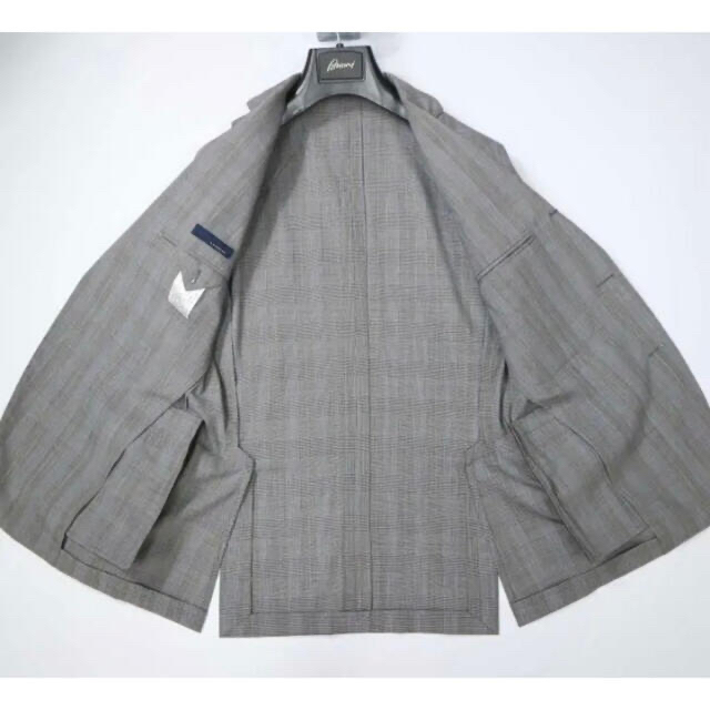 LARDINI(ラルディーニ)のラルディーニ サマーウール グレーパープルチェック 44 スーツ メンズのスーツ(セットアップ)の商品写真