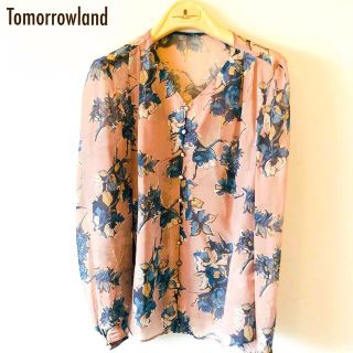 トゥモローランド(TOMORROWLAND)の【トゥモローランドコレクション】 シルク花柄トップス(シャツ/ブラウス(長袖/七分))