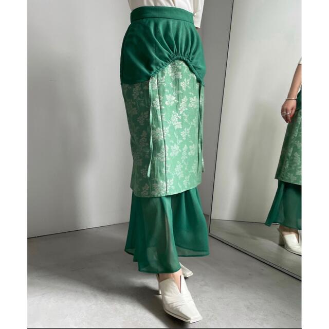 AMERI / CLAIRE JACQUARD BUD SKIRT