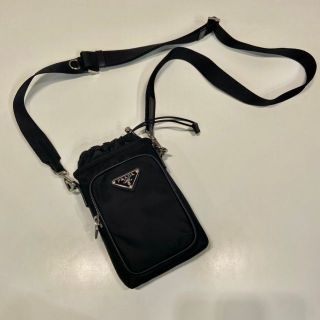 プラダ 1DH030 ナイロンスマホケース ミニポシェット ショルダーバッグ