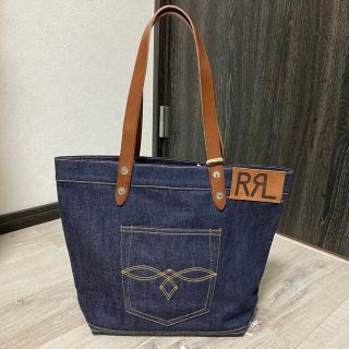 RRL ダブルアールエル トートバッグ デニム 最終値下げ-