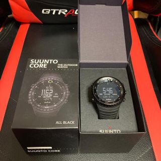 スント(SUUNTO)のスントコア　オールブラック(腕時計(デジタル))