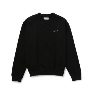 アダムエロぺ(Adam et Rope')のagnes b. pour ADAM ET ROPE' SWEAT SHIRT黒(パーカー)