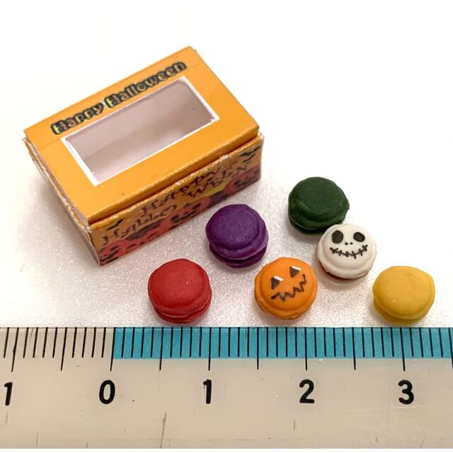 ミニチュア　ハロウィン マカロン BOX  ハンドメイド