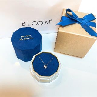 ブルーム(BLOOM)の☆美品☆BLOOM ライトブラウンダイヤモンドフラワーネックレス(ネックレス)