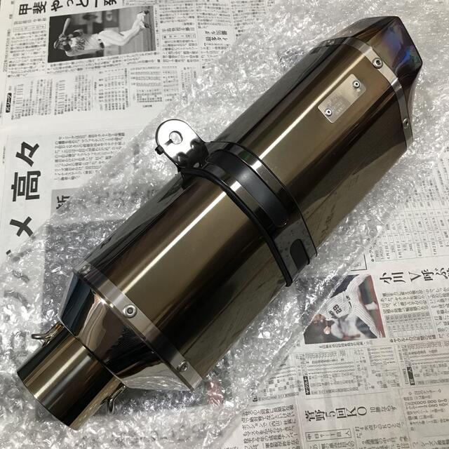 美品 BEET JAPAN マフラー 汎用 60.5 チタン メタルブラック