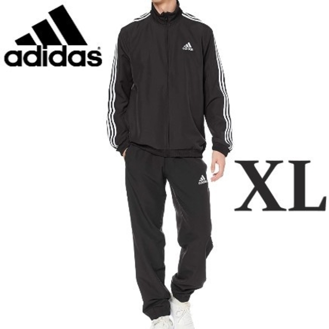 新品未使用 黒 XL アディダス adidas ジャージ 上下 トラックスーツ