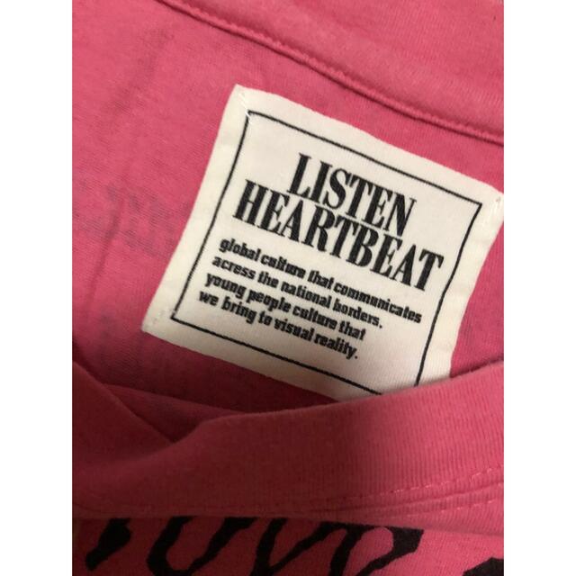 listen heartbeat Tシャツ レディースのトップス(Tシャツ(半袖/袖なし))の商品写真