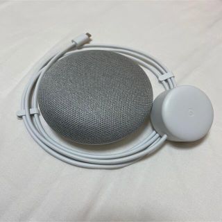 グーグル(Google)のGoogle Home mini　チャコールグレー　中古(スピーカー)