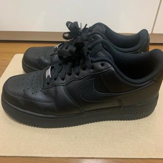 ナイキ(NIKE)のNIKE Air Force 1 black - エアフォースワン 黒(スニーカー)