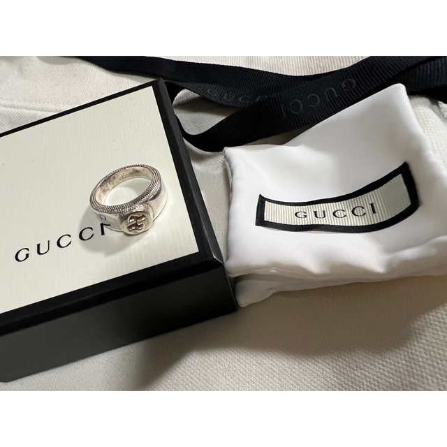 Gucci(グッチ)のGUCCI インターロッキングGシルバーリング レディースのアクセサリー(リング(指輪))の商品写真